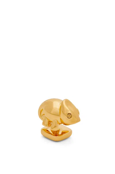 Loewe Chameleon Pin In Yellow