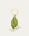 Loewe Chamomile Flower Bag Charm In Calfskin Leather