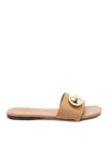 Loewe Pebble Slide In Soft Calfskin In Multi