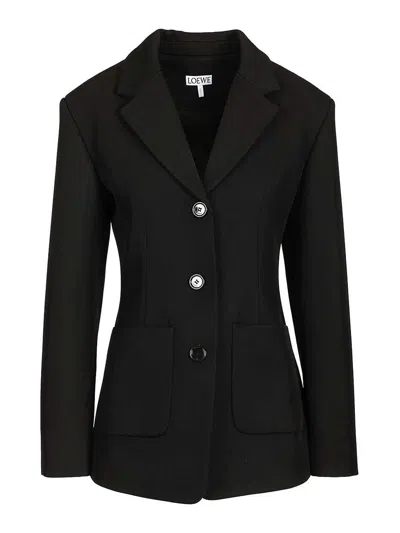 LOEWE WOOL TWILL JACKET