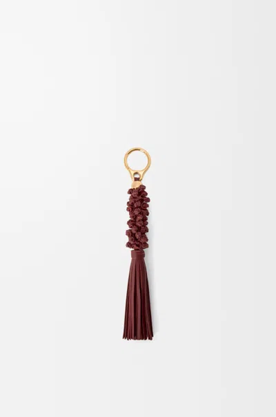 Loewe Charm Naud Tressé En Cuir Pour Femme In Yellow