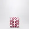 Loewe Charm Small Nut Anagram Pink In Pink