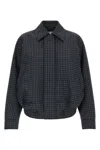 Loewe Gingham-check Jacket In Multi