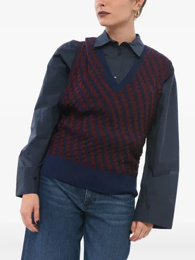 LOEWE CHECKED VEST