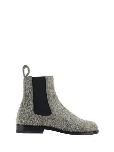 Loewe Chelsea Ankle Boots In Green