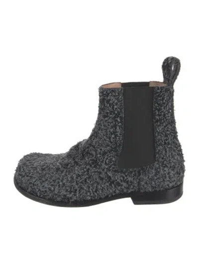 Pre-owned Loewe Chelsea Boots In Blue