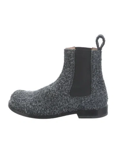Pre-owned Loewe Chelsea Boots In Blue