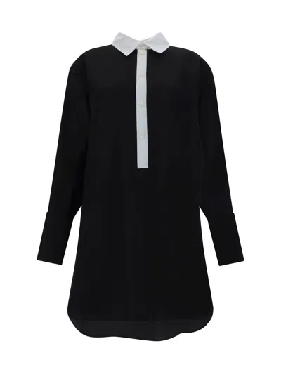 Loewe Chemisier Dress In Black