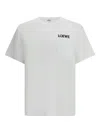 Loewe Logo-embroidered Cotton-blend Jersey T-shirt In Brown