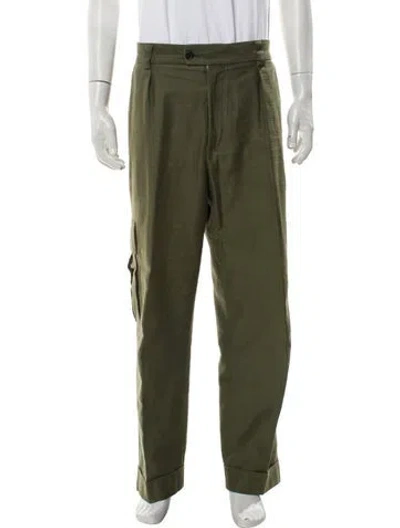 Pre-owned Loewe Chinos In Green