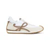 Loewe Flow Runner Leather-trimmed Shell And Suede Sneakers In Brown