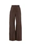 Loewe Pantalone In Nappa Cioccolato Donna