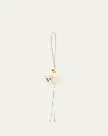 Loewe Soft White Chow Chow Wool And Leather Charm In Soft White