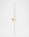 Loewe Chow Chow Dog Charm In Soft White