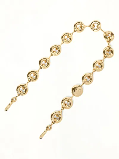 Loewe Chunky Donut Chain Strap In Gold
