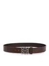 Loewe Chunky Anagram Adjustable Calf Skin Belt