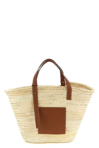 Loewe 'classic Basket' Large Shopping Bag In Sand