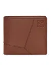 Loewe Classic Calfskin Bifold Puzzle Wallet In Brown