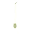 Loewe Classic Calfskin Leaf Insect Key Chain Ornament In Green