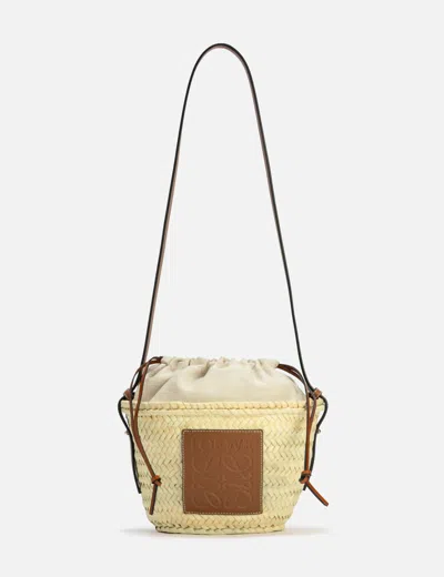 Loewe Classic Drawstring Bucket In Sand