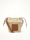 Loewe Classic Drawstring Bucket In Brown