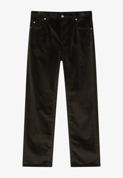 Loewe Classic Five-pocket Pants In Brown