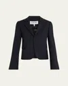 Loewe Classic Single-breasted Blazer In Dark Navy Blue