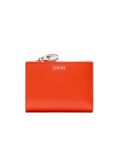 Loewe Claw-shaped Small Wallet In Bright Orange