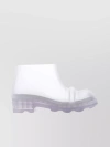 Loewe Ankle Boots In Transparent Rubber/plasic