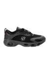 Loewe On 8 Cloud Rubber-trimmed Mesh Sneakers In Black