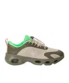 Loewe On 8 Cloud Rubber-trimmed Mesh Sneakers In Green