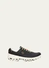 Loewe + On Cloudventure Recycled-canvas And Mesh Sneakers In Black