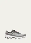 Loewe Cloudventure Colorblock Lace-up Sneakers In Grey