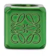 Loewe Clover Dice Bag Charm In Green