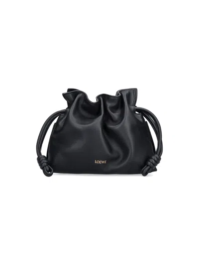Loewe Clutch Mini "flamenco" In Black