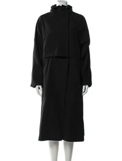 Pre-owned Loewe Coat In Black