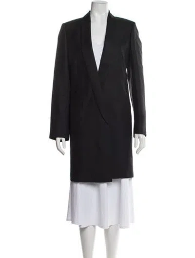 Pre-owned Loewe Coat In Black