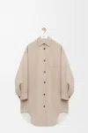 Loewe Wool-cashmere Collared Coat In Multi