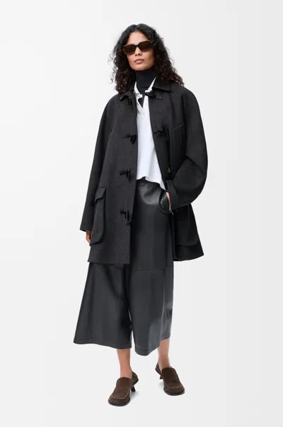 Loewe Coat In Wool And Cashmere Size:40 For Woman In Black