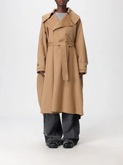 Loewe Coat  Woman Color Camel In Brown