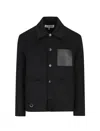 Loewe Anagram Workwear Jacket In Black