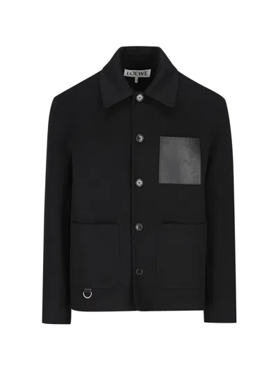 LOEWE LOEWE COATS BLACK