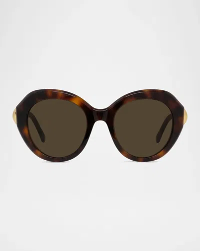 Loewe Coil 52mm Geometric Sunglasses In Multi