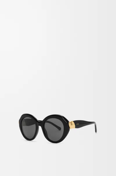 Loewe Coil Butterfly Sunglasses For Woman In Black