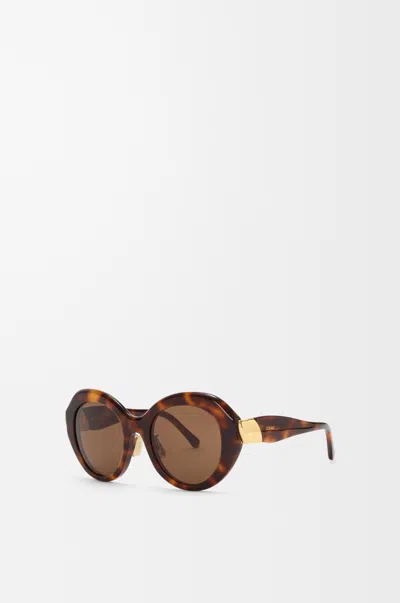 Loewe Coil Butterfly Sunglasses For Woman In Brown