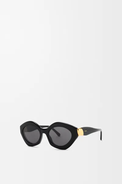Loewe Coil Cateye Sunglasses For Woman In Black