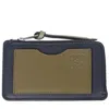 Loewe Coin Cardholder - Abyss Blue/olive In Blue/green