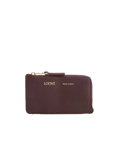 LOEWE COIN CARDHOLDER IN SMOOTH AND GRAINED CALFSKIN