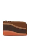 Loewe Card Holder With Coin Purse Small Leather Goods Multicolor In Brown