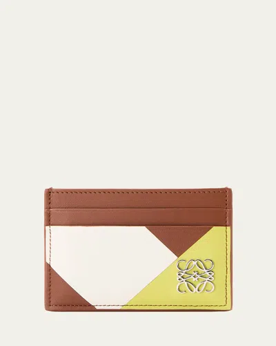 Loewe Colorblock Leather Anagram Card Holder